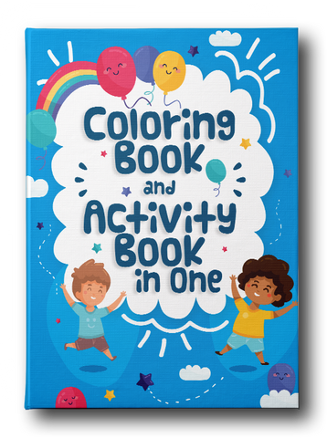 Coloring Book and Activity Book in One