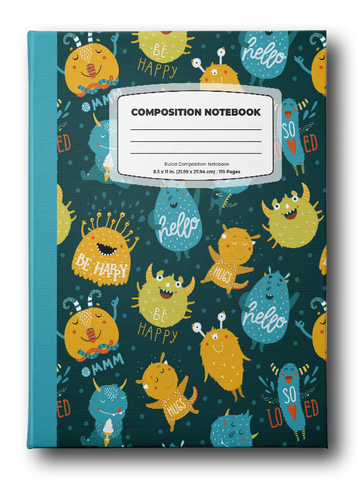 Cute Monsters Composition Notebook